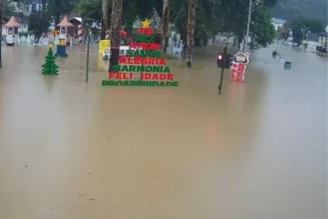 Alerta de chuva forte em Joinville aumenta risco de alagamentos e deslizamentos