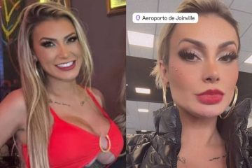 Andressa Urach participa de evento em Joinville e chama atenção nas redes sociais