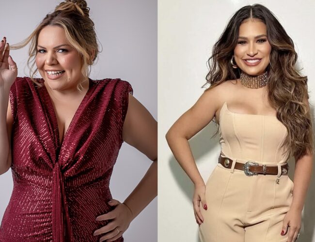 Priscila Meireles agita o início do ano em Florianópolis ao lado de Simone Mendes no Stage Music Park